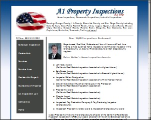 Web site www.a1pi.com, A1 Property Inspections