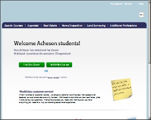 Web site www.achesonappraisal.com, Acheson Appraisal Svc