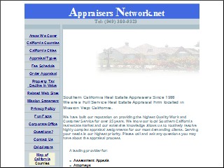 Web site www.appraisers-network.com, APPRAISERS-Network.Com