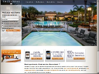 Web site www.archstoneapartments.com, Archstone Walnut Creek